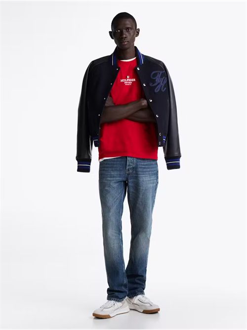 Maglietta con logo in monotipo Hilfiger TOMMY HILFIGER | MW0MW38980XLD